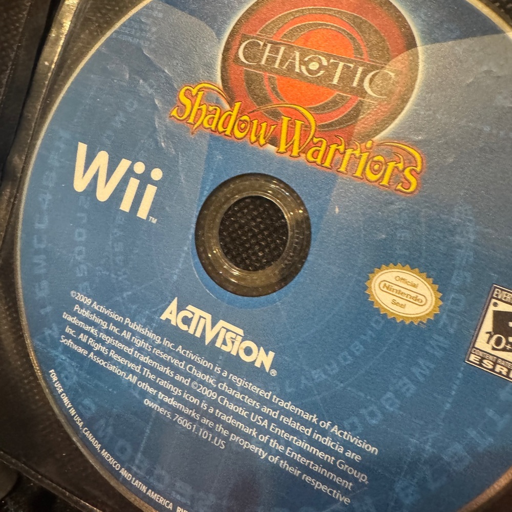 Chaotic: Shadow‎ Warriors for Wii - Blue